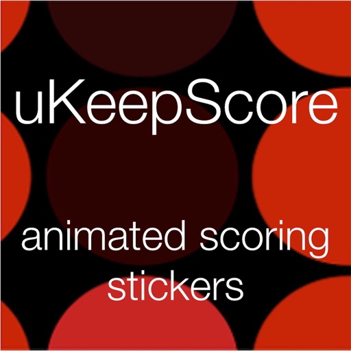 uKeepScore Stickers - animated scores