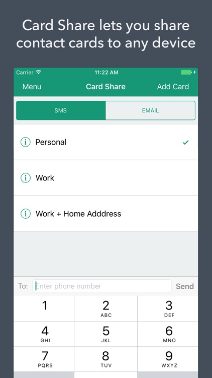 Share Contacts: Card Share