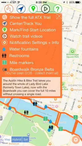 Game screenshot ATX Trail - never get lost or thirsty on Austin's Town Lake trail ever again. mod apk