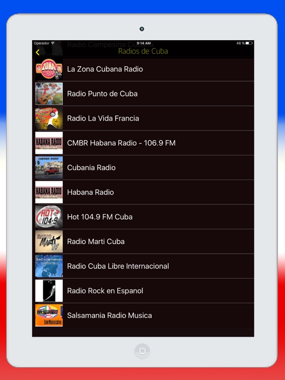 Screenshot #4 pour Radios de Cuba Online FM & AM - Emisoras Cubanas
