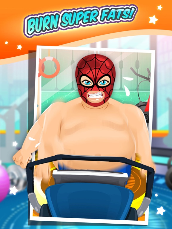 Screenshot #5 pour Superhero Fat to Fit Gym 2 - cool sport running & jumping games!