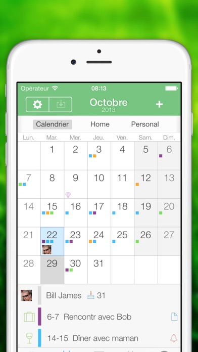 Screenshot #1 pour Calendrier Extrême