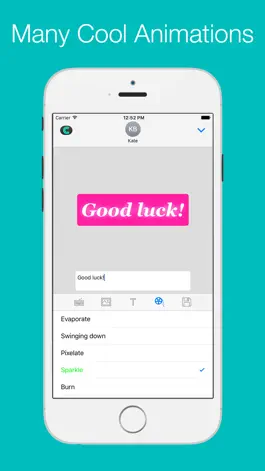 Game screenshot Cool Messages for iMessage : Animated Text Sticker hack