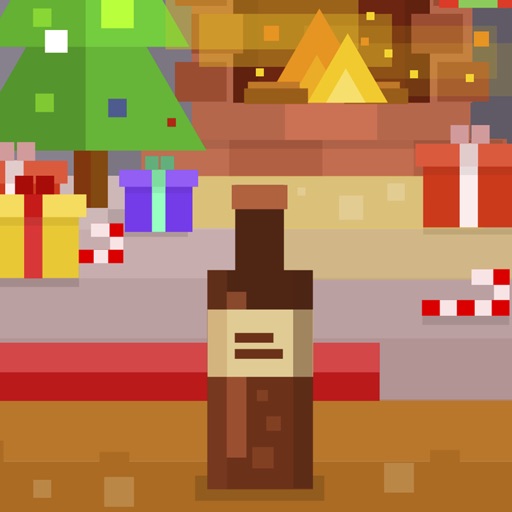 Bottle Flip Christmas icon