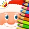 Christmas: Baby & Kids coloring book games - Free