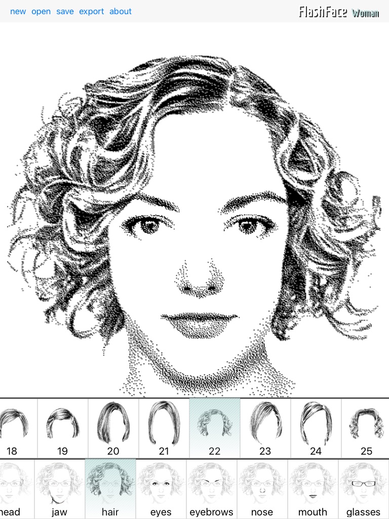 FlashFace Woman ipad screenshot 1