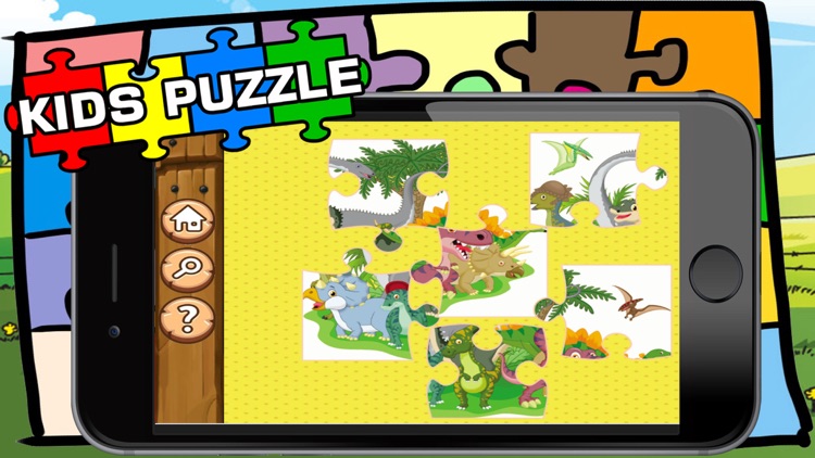 Dinosaur Puzzle Jigsaw HD Game For Toddlers & Kids screenshot-3