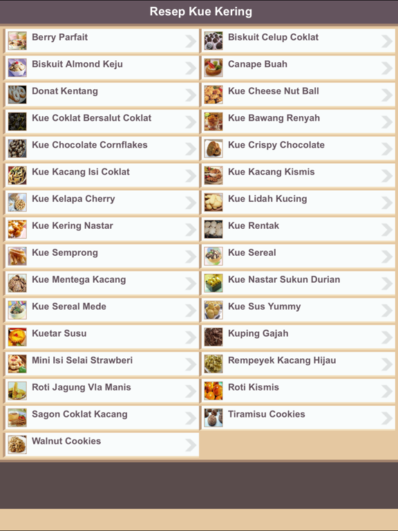 Screenshot #4 pour Resep Kue Kering Indonesia