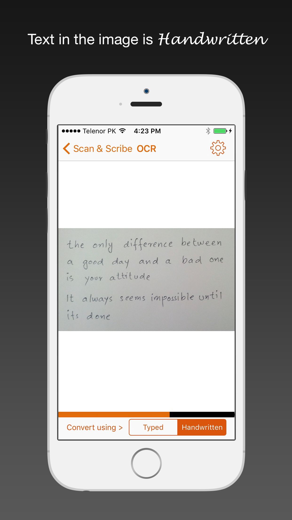 Scan & Scribe - Phone Docs OCR