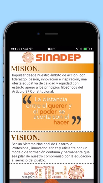 SINADEP App screenshot 3