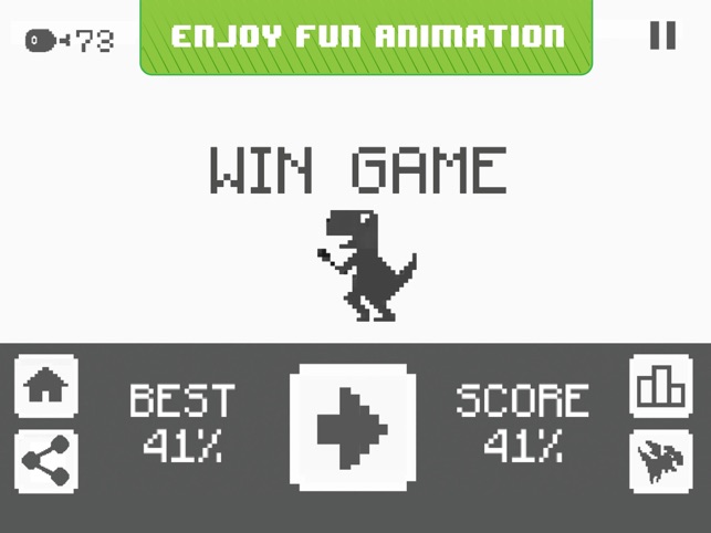 Jura Runner - The Jumping Chrome Dinosaur Game