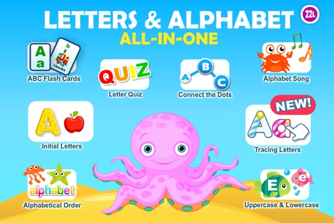 Letter quiz • Alphabet School & ABC Games 4 Kidsのおすすめ画像1