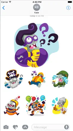 Plants vs Zombies™ Stickers iPhone image 2