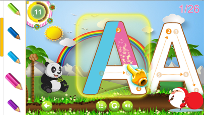 Screenshot #1 pour jeux comment ecrire alphabet en anglais enfant
