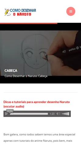 Game screenshot Tutorial de Desenhos de Naruto apk