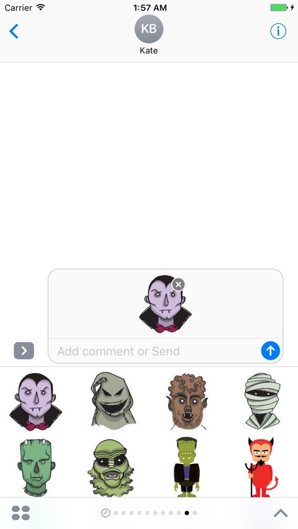 Halloween Stickers - Scary Halloween Monsters