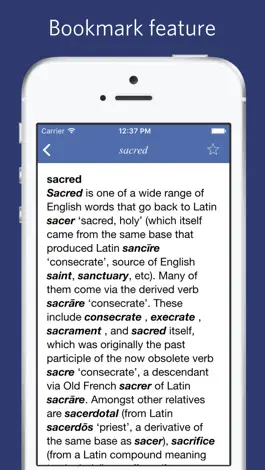 Game screenshot Word Origin Dictionary - a dictionary of etymology hack