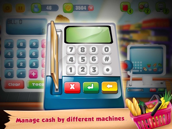 Supermarket Grocery Cashier iPad screenshot