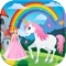 Pony Princess Fairy Coloring Book for Little Girls
