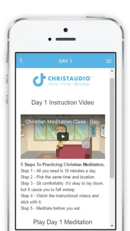 Game screenshot Christian Meditation by ChristAudio apk