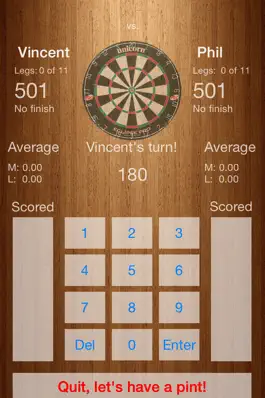 Game screenshot Darts Scorekeeper apk