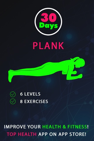 30 Day Plank Fitness Challenges Workoutのおすすめ画像1