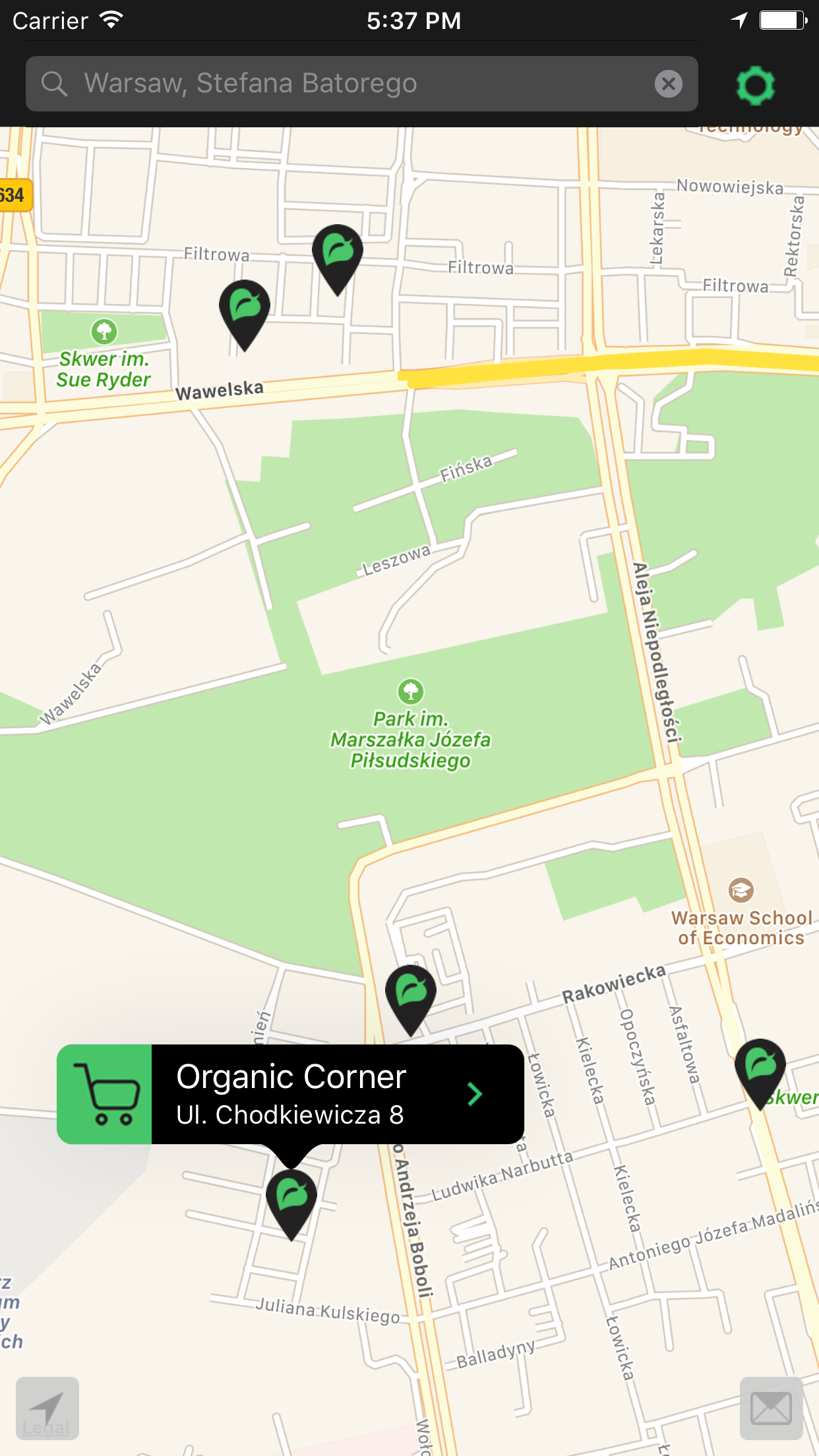 GREENLOVE - wegetariańskie restauracje, eko sklepy