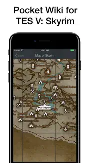 pocket wiki for the elder scrolls v: skyrim iphone screenshot 1