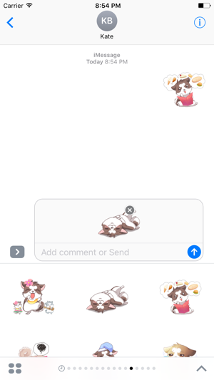 Cute Husky Dog Sticker(圖4)-速報App