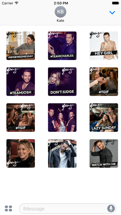 How to cancel & delete Younger Stickers - TV Land from iphone & ipad 4