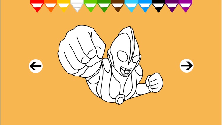 奥特英雄涂色-宝宝填色儿童学画画涂鸦游戏