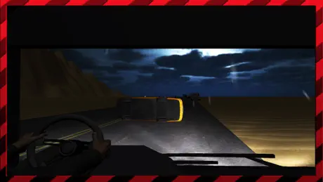 Bus driving getaway on Zombie highway apocalypse