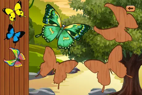 Butterfly baby games - learn with kids color game