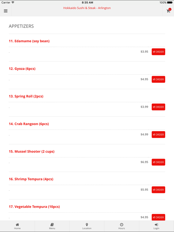Screenshot #5 pour Hokkaido Sushi & Steak - Arlington Online Ordering