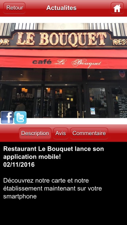 Restaurant Le Bouquet