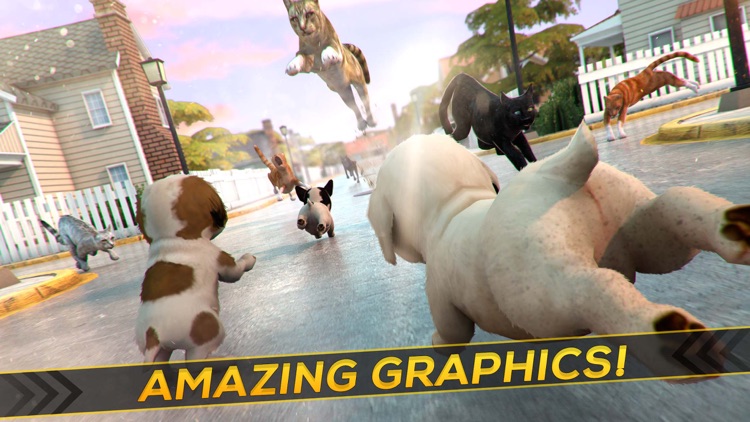 Puppy Simulator 2017 . Free Dog Games vs Cats