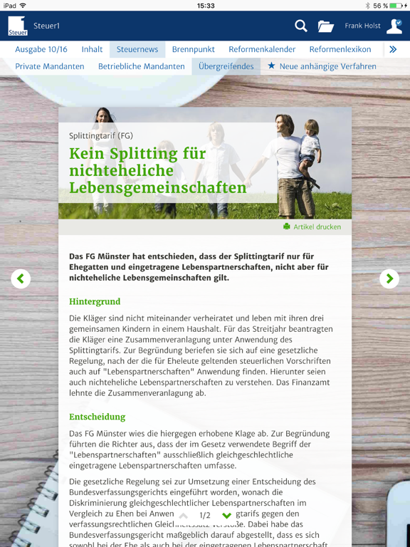 Screenshot #5 pour Steuer 1 Magazin