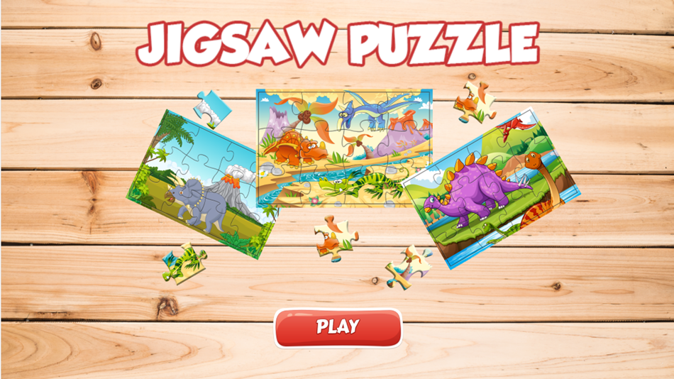 Dinosaur Jigsaw Puzzles Games for Kids and Toddler - 1.0 - (iOS)