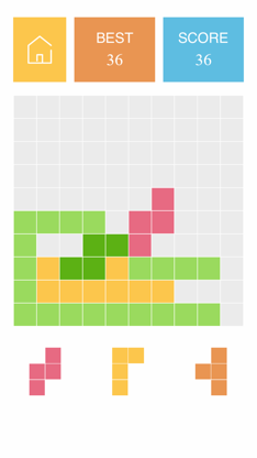Block Elimination 2 Free - great puzzle brick game screenshot 1