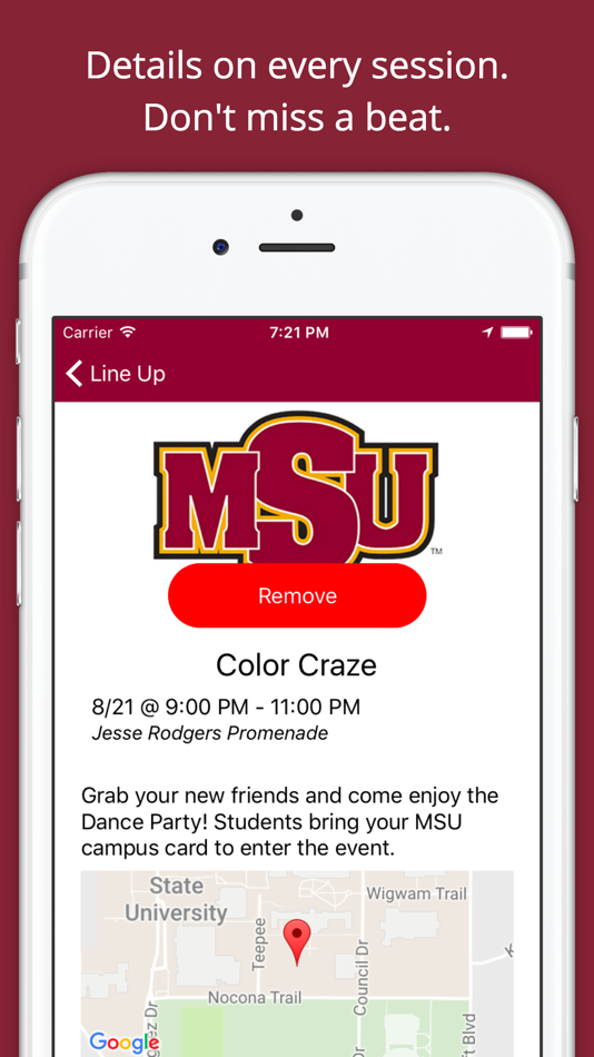 #4. MSU & MORE: Midwestern State University Events (iOS) 由: Legit Apps, LLC