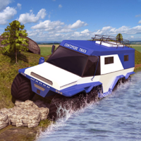 Off-Road Lipan truk berkendara Simulator Permainan