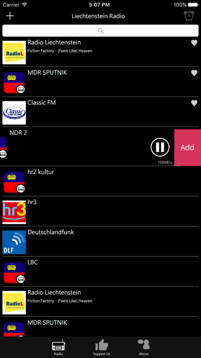 Liechtensteiner Radio iPhone screenshot 4 - Entertainment app