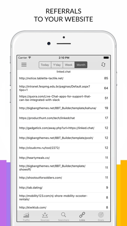 Ya.Metrika Pro web analytics screenshot-3