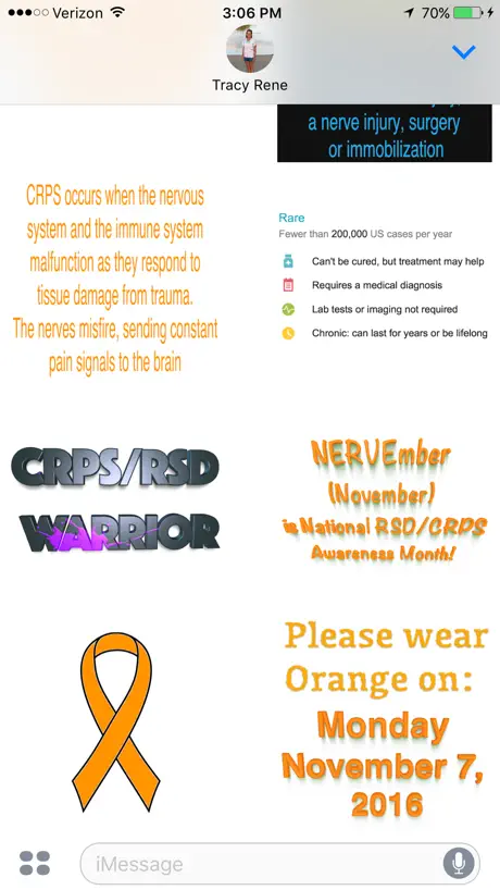 RSD/CRPS Awareness - Sticker Pack