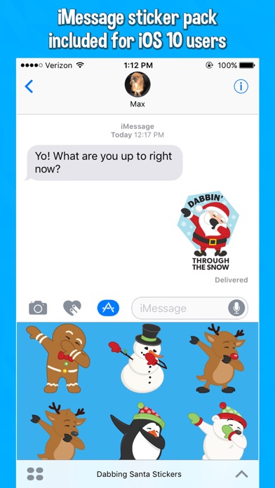 Screenshot #3 pour Dabbing Santa Photo Editor with Christmas Stickers