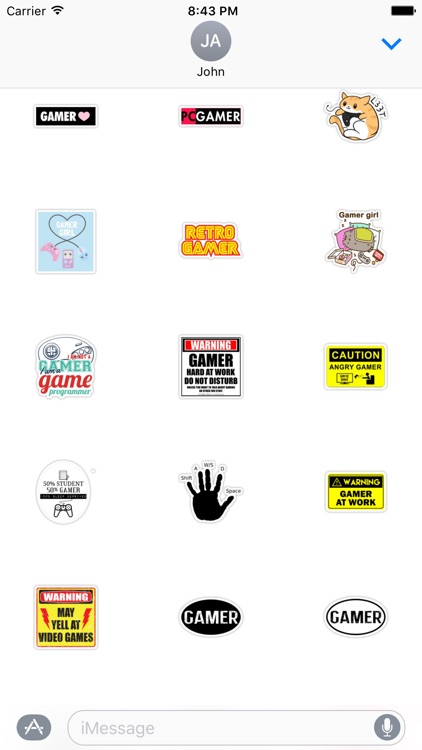 Gamer Stickers for Game Fans