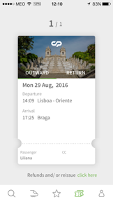 Comboios de Portugal screenshot