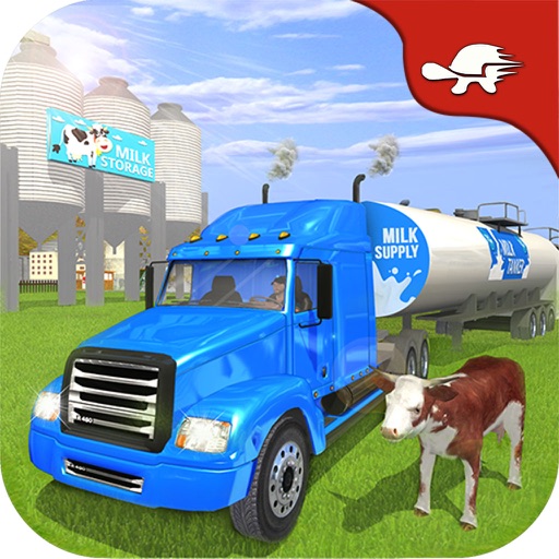 Milk-Man: Offroad Transporter Trailer Truck Drive Icon