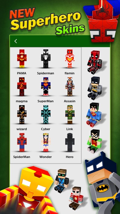 SuperHero Skins Creator - Minecraft Pocket Editionのおすすめ画像1