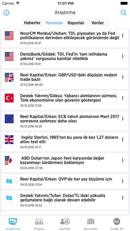 PariteFX - Araştırma Raporları, Uzman Yorumları